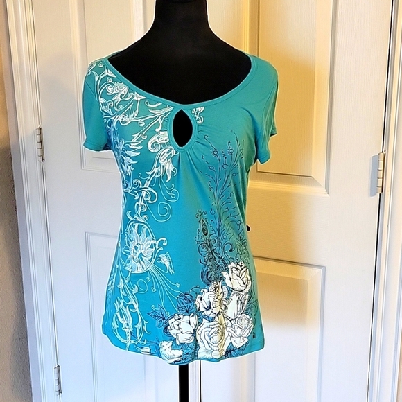 Ransom mint green womens shirt - Picture 1 of 8